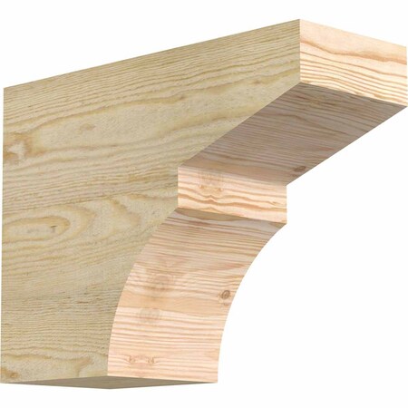 Ekena Millwork Monterey Rough Sawn Rafter Tail, Douglas Fir, 6"W x 12"H x 16"L RFT06X12X16MON00RDF